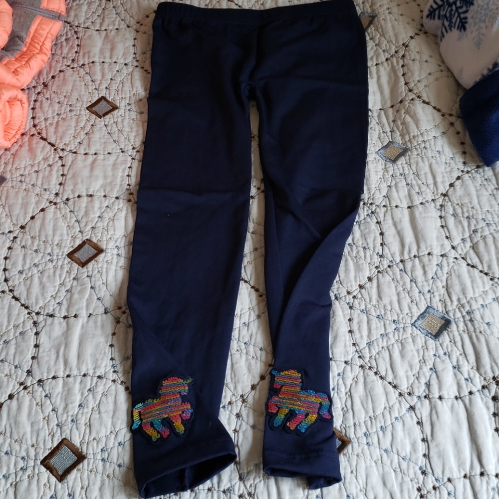 Children's Place Fleece Lined Unicorn Leggings
